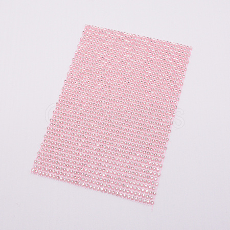 Plastic Elasticity Rhinestone Net KY-WH0020-86D-1