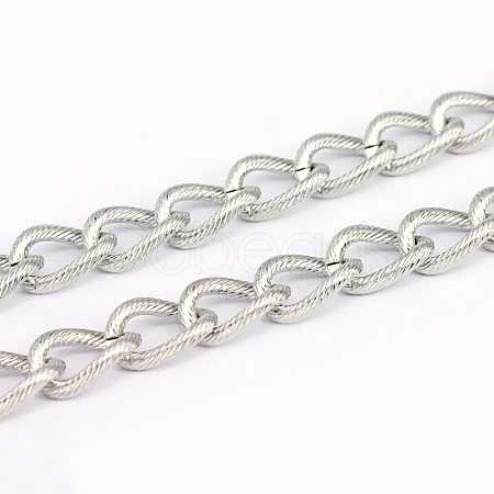 304 Stainless Steel Curb Chains CHS-L001-146-1
