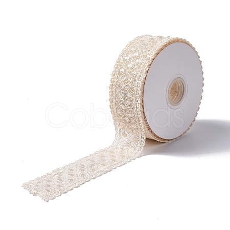 10 Yards Polyester Lace Trim Ribbon OCOR-C004-06D-1