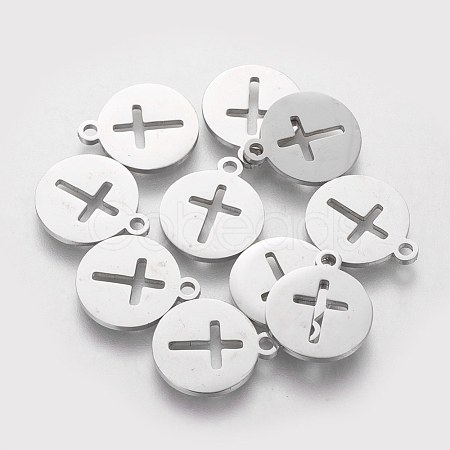 304 Stainless Steel Charms X-STAS-Q201-T066-1