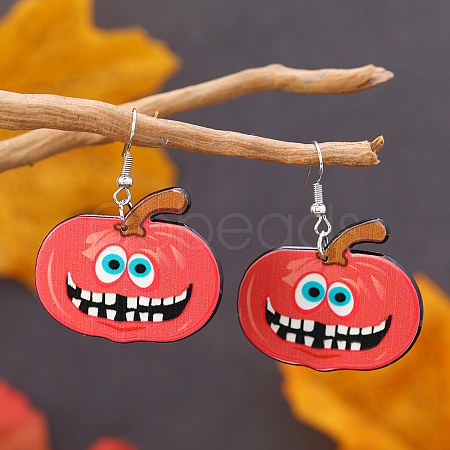 Halloween Creative Funny Acrylic Stud Earrings ZE1428-7-1