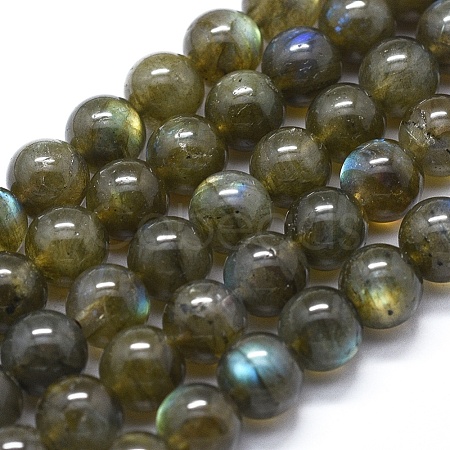 Natural Labradorite Beads Strands G-I253-01-1