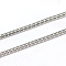 Tarnish Resistant 304 Stainless Steel Round Snake Chains, Soldered, with Spool, Stainless Steel Color, 2mm