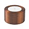 Single Face Satin Ribbon, Polyester Ribbon, Saddle Brown, 2 inch(50mm), about 25yards/roll(22.86m/roll), 100yards/group(91.44m/group), 4rolls/group