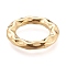 304 Stainless Steel Linking Rings, Pendants Accessories, Twist Ring Shapes, Golden, 25x3mm, Inner Diameter: 16mm