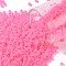 TOHO Round Seed Beads, Japanese Seed Beads, Frosted, (910F) Hot Pink Ceylon Pearl Matte, 11/0, 2.2mm, Hole: 0.8mm, about 50000pcs/pound