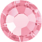 Preciosa&reg MAXIMA Crystal No Hotfix Flatback Stones, Czech Crystal, Dura Foiling, Round(438 11 615 Chaton Rose), 70010 Rose, SS6(1.9~2.1mm)