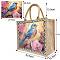 DIY Diamond Painting Handbag Kits, with Resin Rhinestones, Diamond Sticky Pen, Tray Plate and Glue Clay, Bird, 305x255x145mm