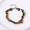 Natural Tiger Eye Chips Beaded Bracelet