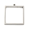 Non-Tarnish 304 Stainless Steel Laser Cut Pendants, Square Charm, Stainless Steel Color, 31x28x3mm, Hole: 2mm