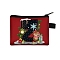 Christmat Letter Printed Polyester Wallets with Zipper, Change Purse, Clutch Bag for Women, Letter Z, 13.5x11cm