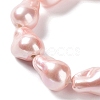 Electroplated Shell Pearl Beads Strands BSHE-G035-01A-03-3