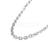 Tarnish Resistant 304 Stainless Steel Necklaces X-NJEW-E080-13P-01-2