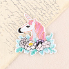 Computerized Embroidery Unicorn Iron on Cloth Patches UNIC-PW0001-106-1