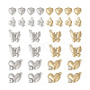 Spritewelry 32Pcs 8 Style Rack Plating Alloy Pendants FIND-SW0001-23-12