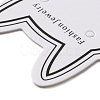 100Pcs Cat Head Shape Paper Jewelry Earring Display Cards AJEW-Z021-03B-2
