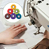 WADORN 6 Roll 6 Colors 3-Ply Polypropylene Fiber Ice Silk Hand Knitting Light Body Yarn OCOR-WR0001-41-5