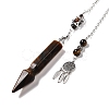 Natural Tiger Eye Pointed Dowsing Pendulums G-I322-01P-10-3