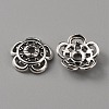 Tibetan Style Alloy Bead Caps FIND-WH0116-07B-AS-2