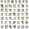 50Pcs PVC Self-Adhesive Picture Stickers STIC-M003-07-2