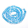 Electroplate Glass Beads EGLA-Q091-14mm-B11-2