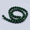 Natural Malachite Beads Strands G-F571-27A1-5mm-2
