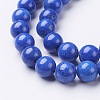 Natural Mashan Jade Round Beads Strands G-D263-10mm-XS08-2