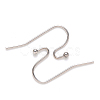 Non-Tarnish 304 Stainless Steel Earring Hooks X-STAS-S111-005-1