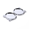 DIY Cat Special Shaped Diamond Painting Mini Makeup Mirror Kits DIY-P048-02-3