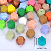 Hexagonal Silicone Beads SI-JX0020A-42-2