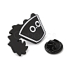 Black Cat with Cup Alloy Enamel Brooch JEWB-E022-04EB-05-3