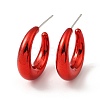 Ring Acrylic Stud Earrings EJEW-P251-34-2