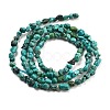 Natural HuBei Turquoise Beads Strands G-B089-B01-01-3