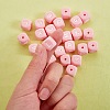 26Pcs 26 Style Silicone Alphabet Beads for Bracelet or Necklace Making SIL-SZ0001-01B-6