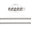 304 Stainless Steel Curb Chains CHS-R009-02-2