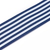 Stripe Pattern Printed Cotton Grosgrain Ribbon OCOR-WH0051-A05-2