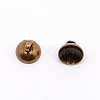 Brass Bead Cap Pendant Bails KK-TAC0006-01AB-2