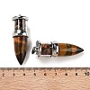 Natural Tiger Eye Pointed Big Pendants G-B077-02P-04-3