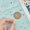 Beebeecraft 40Pcs 4 Style Brass Cup Pearl Peg Bails Pin Pendants FIND-BBC0001-13S-3