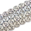Electroplate Non-magnetic Synthetic Hematite Beads Strands G-N0322-07-1
