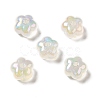 UV Plating Rainbow Iridescent Acrylic Beads PACR-M002-05A-1
