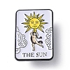 The Sun Tarot Card Enamel Pin JEWB-E019-02EB-1