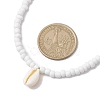 Bohemia Natural Cowrie Shell Pendant Necklaces NJEW-JN04783-02-3