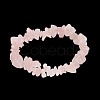Natural Rose Quartz Chips Stretch Bracelets BJEW-BB16534-N-2