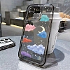 Colorful Clouds TPU Plastic Mobile Phone Cover PW-WGA90A0-16-1