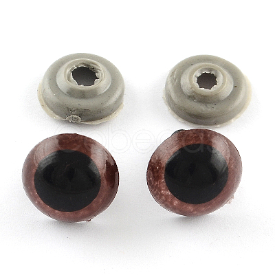 Craft Plastic Doll Eyes Stuffed Toy Eyes X-DIY-R039-20mm-1