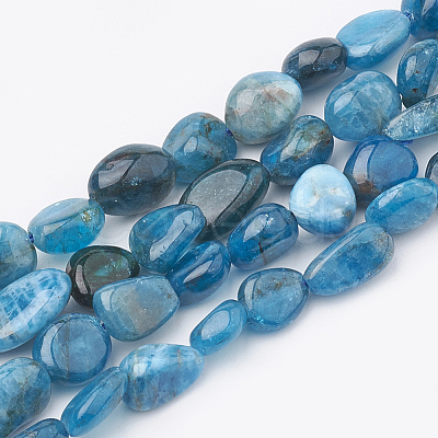 Natural Apatite Beads Strands X-G-S331-6x8-002-1