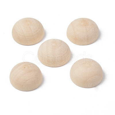 Unfinished Natural Wood Cabochons WOOD-R269-H-1