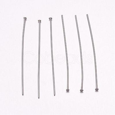 Tarnish Resistant 304 Stainless Steel Flat Head Pins STAS-H358-01B-1