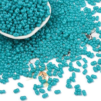 Baking Paint Glass Seed Beads SEED-L011-09A-07-1